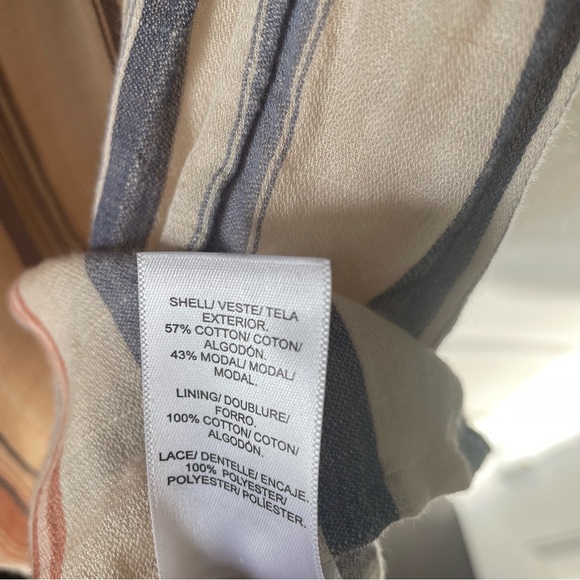 Lucky Brand Striped Midi Skirt - Picture 5 of 5